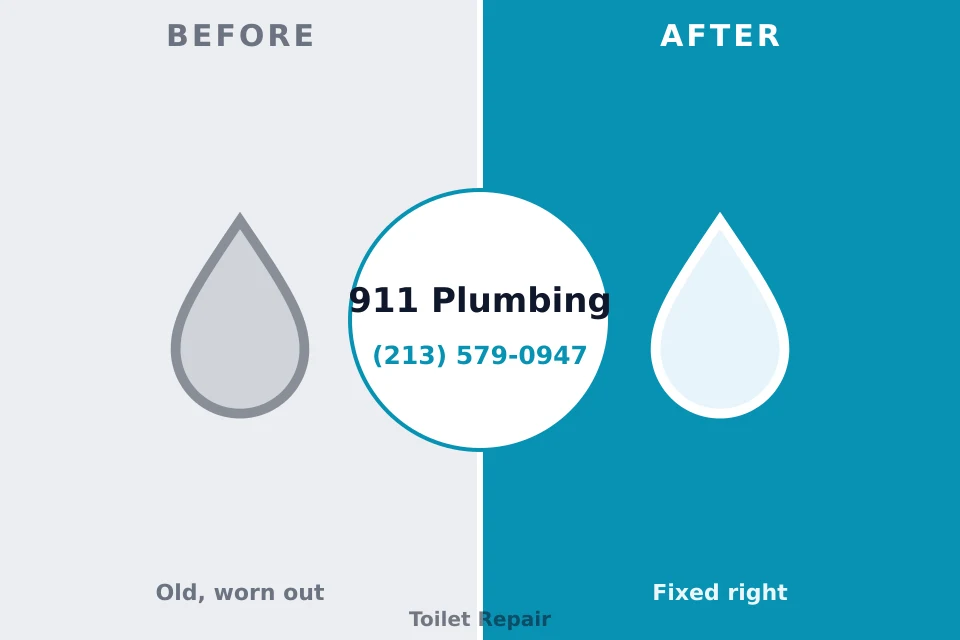 Before and after: plumbing repair Lake Hopatcong, NJ
